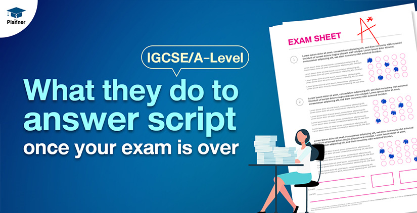 What they do to IGCSE/A-Level answer script once your exam is over